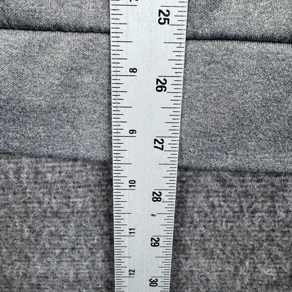 Nike Swoosh Hoodie Men’s XL Gray Dri Fit Logo Skate Grunge Check Sweatshirt Y2K - Picture 6 of 6